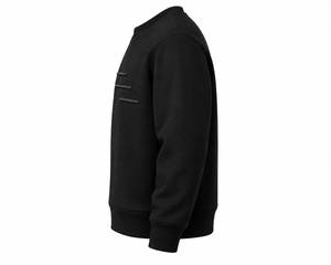 Sweat-shirt en molleton pour homme, motif personnalisé sur la poitrine, mélange de coton lourd, coupe classique, col rond, respirant, écologique, hiver - Product Image 4