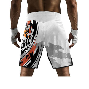 Pantalones Cortos de Kickboxing, Muay Thai, MMA, Ligeros, de Secado Rápido, Transpirables, de Poliéster, Sublimación Personalizada, para Entrenamiento en Gimnasio, Deportes Atléticos - Product Image 4