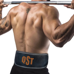Ceinture de musculation en cuir robuste personnalisée avec boucle en métal - Ceinture de musculation unisexe antidérapante - Product Image 2