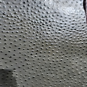 Cuir imprimé autruche de haute qualité pour la fabrication de sacs à main, portefeuilles, ceintures, chaussures et artisanat professionnel pour 2026 - Product Image 2