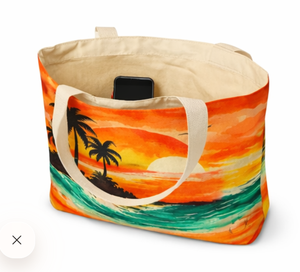 Sac fourre-tout en toile de coton COTTON VOYAGE, logo personnalisé imprimé, sac de shopping réutilisable avec votre design pour les voyages - Product Image 3