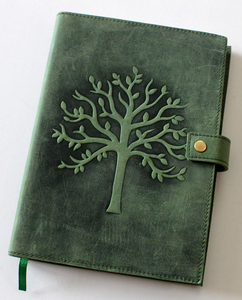 Agenda 2026 de Cuero Auténtico, Diario, 100 Hojas, Tapa Dura, Regalo, Verde, 16x22cm - Product Image 2