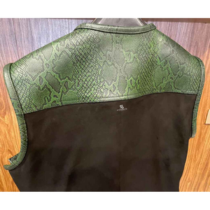 Men's <b>Leather</b> Vest Custom OEM ODM Wholesale Adults Motorcycle <b>Sleeveless</b> <b>Jacket</b> Vintage Casual Biker Outerwear 2026 - Product Image 5