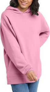 Sudadera con Capucha Extra Grande para Mujer, Color Sólido, Manga Larga, Tejido de Algodón Transpirable, para Otoño, Corte Regular, Largo Extendido - Product Image 3
