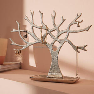 Accent Argent Arbre De Noël Figurine Décoratif Sculpture De Noël Et Pièce D'exposition Vente Chaude Vaisselle Affichage Arbre Accent Objet - Product Image 6