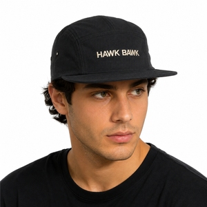Gorra de Malla Unisex para Campamento, Premium, Transpirable, Ligera, de Algodón Negro, Ajustable, Duradera, Elegante y Cómoda para Uso Diario - Product Image 1