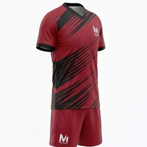 Eco Friendly Recycled Polyester Soccer Uniform Custom Logo Sublimated Football Jersey Set Durable <b>Match</b> Wear For Adults - Product Image 4