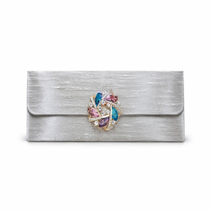 Sobres de Lujo para Dinero de Eid Mubarak, Sobres de Regalo de Seda Personalizados con Broche de Diamantes de Imitación y Cierre Magnético, Venta al por Mayor - Product Image 1