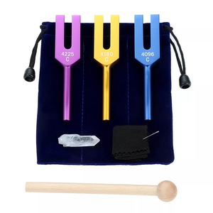 Juego de diapasones más vendidos de 4096hz, 4160hz y 4225hz para sanación de chakras, terapia de sonido, vibración y herramientas de meditación - Product Image 1