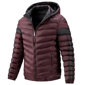 Chaqueta de plumón personalizada de fábrica, chaqueta de plumón de ganso para exteriores, chaqueta de plumón de alta calidad para hombre, 100% plumón. - Product Image 5