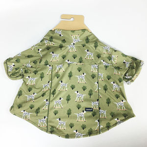 Ropa para Mascotas de Tela de Satén de Seda de la Mejor Calidad, Abrigos de Moda, Camisetas Estampadas para Perros, Ropa de Verano - Product Image 2