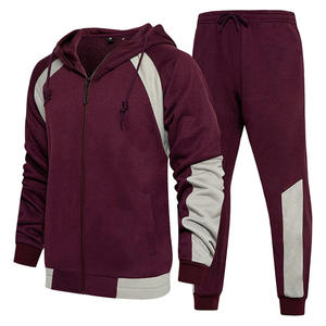 Conjunto Deportivo de Dos Piezas para Hombre, Chaqueta de Punto Suave con Cierre Completo y Pantalones Jogger, Ropa Deportiva Informal para Gimnasio y Entrenamiento, Venta al Por Mayor - Product Image 5