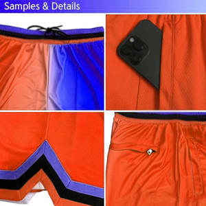 Pantalones Cortos de Baloncesto Personalizados, 100% Poliéster, Ligeros, Cintura Elástica, Ropa Deportiva, Impresión de Logotipo Personalizado - Product Image 6