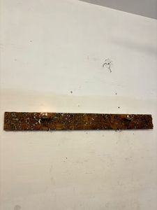 Vintage Teak Wood <b>Panel</b> Midcentury Modern Fine Embossed Carving Paradise Handicrafts Home Office Wall Hanging Outdoor Furniture - Product Image 2