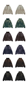 Conjunto de Sudadera con Capucha y Pantalones Deportivos Personalizados al por Mayor, Corte Regular, Unisex, Estilo Vintage Lavado, Dos Piezas, Forro Polar de Invierno, Transpirable, Estampado - Product Image 3