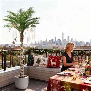 Grand palmier artificiel d'extérieur, palmier Phoenix décoratif d'intérieur, plante tropicale artificielle, faux palmier Sago, arbre artificiel en soie de coco de haute qualité - Product Image 3