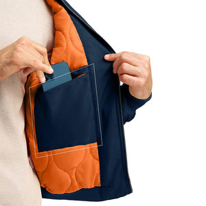<b>Men</b> Oversized Streetwear Bomber <b>Jacket</b> <b>Lightweight</b> Full Zip Fashion <b>Jacket</b> Wholesale Supplier OEM ODM - Product Image 5