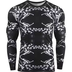 Camiseta Deportiva de Manga Larga para Hombre, Modelo 2026, de Alta Calidad, con Estampado, al Por Mayor, al Precio Más Bajo - Product Image 2