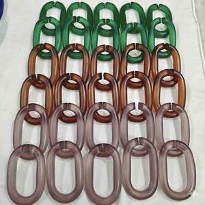 Cadenas de Resina Epoxi Transparentes Grandes y Coloridas para Decoración de Pared, Separador de Ambientes Personalizado - Product Image 1