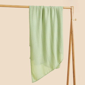 Simple Solid Cotton Wearable <b>Blanket</b> Skin-Friendly Hand Wash Swaddle <b>Blanket</b> - Product Image 3