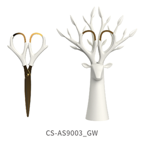 Ciseaux en verre faits à la main en forme de cerf noir, directement de l'usine de Taïwan, cadeau original pour le Nouvel An chinois et les occasions spéciales de Noël - Product Image 4