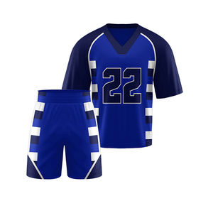 Ensemble Maillot et Short de Sport Personnalisé pour Équipe de Lacrosse 2026 – Imprimé par Sublimation, Réversible, Respirant, Séchage Rapide, 100% Polyester - Product Image 3
