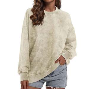 Sudadera Oversize de Cuello Redondo con Cordón para Mujer, 290 g/m², con Logotipo Bordado Personalizado, Impresión por Transferencia, Diseño Dear-Lover - Product Image 2