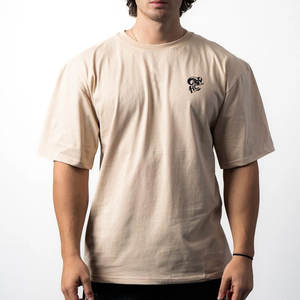 Premium Quality Soft Cotton Stretch Fabric Oversized <b>Pump</b> <b>Cover</b> Tees Men Fitness <b>Gym</b> Casual Loose Style - Product Image 1