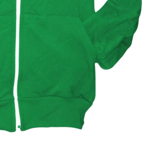 The <b>Links</b> Logo Letter Track Jacket Kelly Green Full Zip Athletic Outerwear Custom Embroidered Casual Apparel Bulk Supply - Product Image 4