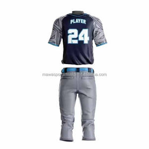 Premium Customized Baseball Uniform Your Team Logo Baseball Wear Softball Baseball Uniform for Men Youth Shirts - Product Image 3