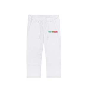 Kimono de Jiu Jitsu Blanco con Tejido Perla y Tejido Dorado (Poliéster/Algodón) para Artes Marciales para Adultos - Product Image 3