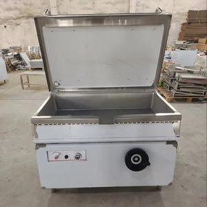 Sartén de gas inclinable de acero inoxidable multifunción de 120 L de alta resistencia 2026 para freír y asar - Product Image 1