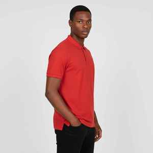 Top Quality 100% Cotton Custom Embroidered Logo Men's for Shirts Solid Knitted Fabric Quick Dry Casual Wear - Product Image 5