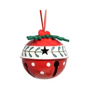 Campana Decorativa Metálica Colgante de Navidad con Encanto Festivo Tradicional para Decoración de Árboles de Navidad, Estilo de Fiesta y Regalo - Product Image 4
