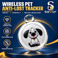Collier de suivi Bluetooth anti-perte pour animaux de compagnie, pour chats et chiens, matériau ABS, positionnement Bluetooth compatible Android/iOS