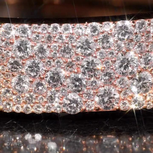 Pulsera de Moissanita con Dijes y Colgantes, de Plata de Ley 925 con Incrustaciones, Hecha a Mano, de Lujo, Bañada en Oro de 18K, Certificada GCI IDGL, Joyería para Fiestas - Product Image 4