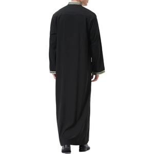 Vente chaude : Robe musulmane en polyester respirant, séchage rapide, légère, de haute qualité, tenue décontractée, nouvelle mode, vêtements islamiques, Thobes - Product Image 6