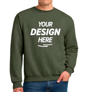 Sudadera Premium Blanca Lisa de Cuello Redondo, Gruesa y Suave de Felpa, Estilo Urbano para Hombre - Product Image 4