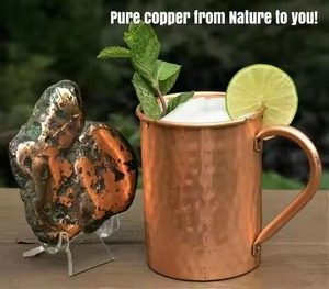 Moscow Mule Copper Mugs Sublimation Copper Plated Stainless Steel Engraved <b>Beer</b> Drinking Mule Mug - Product Image 5