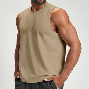 Chaleco Deportivo 100% Poliéster para Hombre, Sin Mangas, para Entrenamiento, Deportes, Running, Liso - Product Image 4