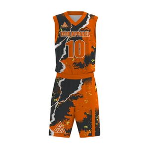 Premium Custom Basketball Uniform Breathable Moisture Wicking Jersey And Shorts Set Sublimation OEM ODM Wholesale Manufacturer - Product Image 2