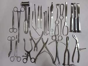 Juego de Cirugía Ortopédica Básica Ruya, 25 Piezas, Instrumentos Quirúrgicos Pediátricos de Acero Esterilizables, Clase II, CE, ISO, Manual 5 - Product Image 1