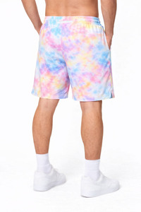 Shorts Tie Dye pour Hommes, Légers, à Cordon de Serrage, Style Casual d'Été, Streetwear, Tissu Doux, Logo Personnalisé, Vente en Gros - Product Image 2
