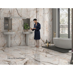 Carreaux en porcelaine Eko Stone 800x1600mm, aspect bois, antidérapants, résistants aux acides, antibactériens, 80x160cm, pour sols et murs intérieurs et extérieurs - Product Image 4