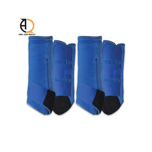 Protège-tendons de cheval à taille ajustable, bandages de protection pour les jambes de cheval, bottes de protection - Product Image 1