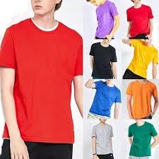 Camiseta ecológica lisa de algodón 100% de alta calidad para hombre, estampado personalizado, cuello redondo, MOQ bajo, directo de fábrica desde la India - Product Image 3