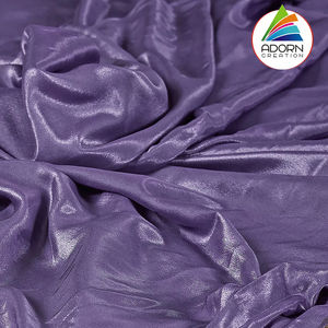 Tela de Terciopelo Metálico 100% Poliéster, 100% Puro, Peso Medio, Teñido Liso, para Vestidos de Novia y Trajes de Mujer - Product Image 1