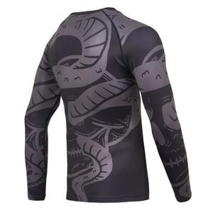 Rashguard long pour homme, écologique, personnalisé, 100% polyester, 180g, impression numérique, compression, UPF 50+, pour la gym, le fitness et le surf - Product Image 4