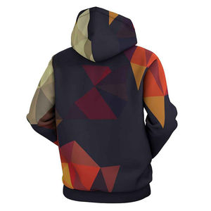 Sudadera con Capucha para Hombre, Forrada de Felpa, Sublimada, 100% Algodón, Ecológica, Resistente al Viento, Impresión Digital, Material Suave, Unisex - Product Image 3