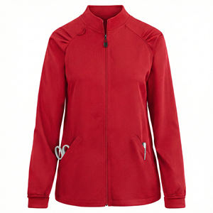 Chaqueta Médica Personalizable con Logotipo Propio, Manga Larga, Cierre Completo, Ropa de Enfermería, Bolsillos Angulares con Presilla, Chaquetas Médicas al por Mayor - Product Image 2